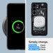 Spigen Ultra Hybrid Case for Samsung Galaxy S24 - Dark Gray (Zero One Pattern) - Cell phone cases and covers<<<HurtelXML