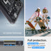 Spigen Ultra Hybrid Case for Samsung Galaxy S24 - Dark Gray (Zero One Pattern) - Cell phone cases and covers<<<HurtelXML