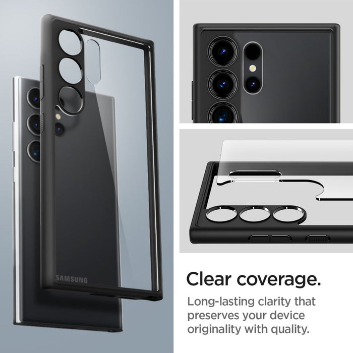 Spigen Ultra Hybrid Case for Samsung Galaxy S24 Ultra - Matte Black - Cell phone cases and covers<<<HurtelXML