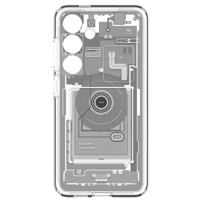 Spigen Ultra Hybrid Case for Samsung Galaxy S24 Zero One - White - Cell phone cases and covers<<<HurtelXML