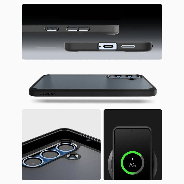 Spigen Ultra Hybrid Case for Samsung Galaxy S25+ - Black - Cell phone cases and covers<<<HurtelXML