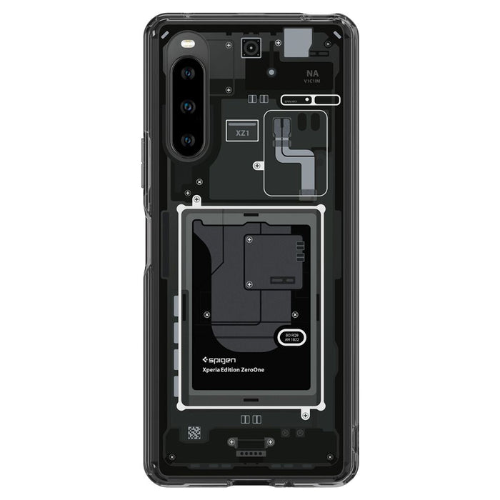 Spigen Ultra Hybrid Case for Sony Xperia 10 V - Dark Gray (Zero One Pattern) - Cell phone cases and covers<<<HurtelXML