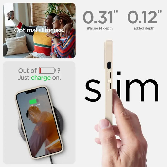 Spigen Ultra Hybrid iPhone 14 Plus Case - Sand - Cell phone cases and covers<<<HurtelXML