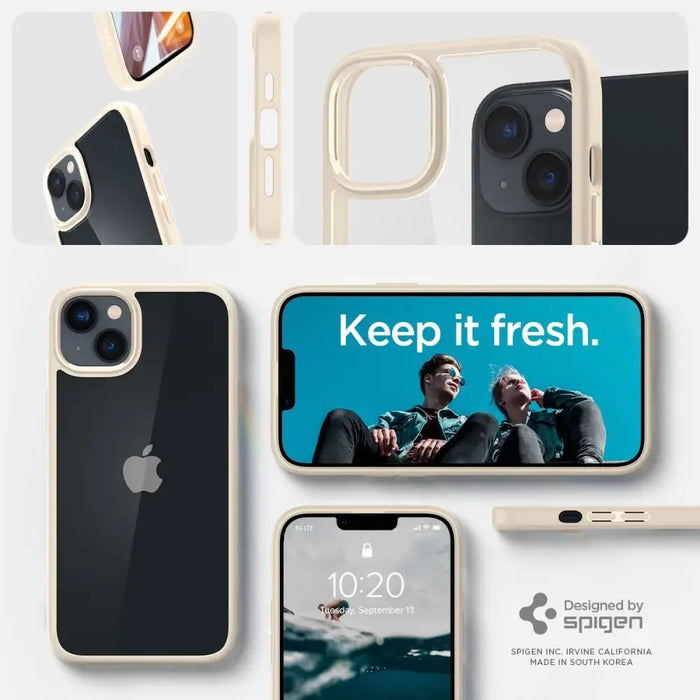 Spigen Ultra Hybrid iPhone 14 Plus Case - Sand - Cell phone cases and covers<<<HurtelXML