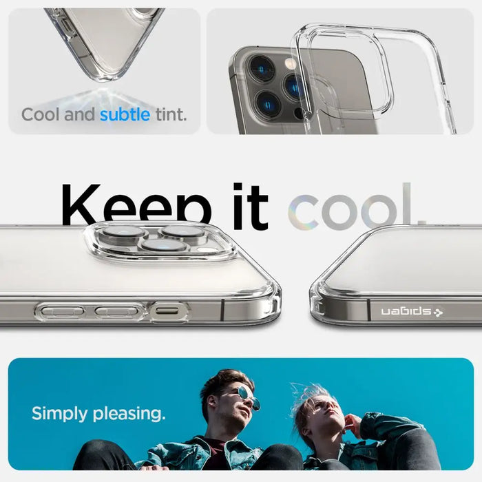 Spigen Ultra Hybrid iPhone 14 Pro Case - Matte Clear - Cell phone cases and covers<<<HurtelXML