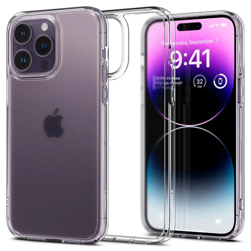 Spigen Ultra Hybrid iPhone 14 Pro Case - Matte Clear - Cell phone cases and covers<<<HurtelXML