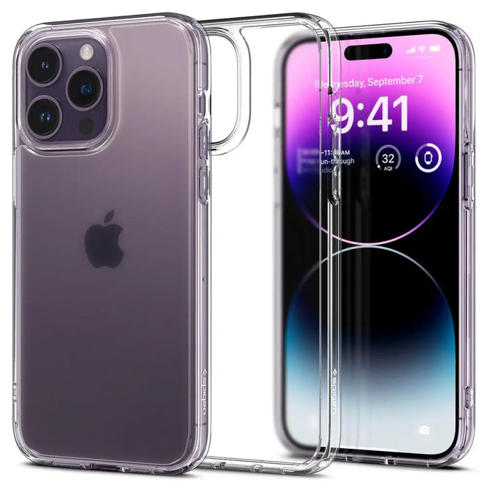 Spigen Ultra Hybrid iPhone 14 Pro Case - Matte Clear - Cell phone cases and covers<<<HurtelXML