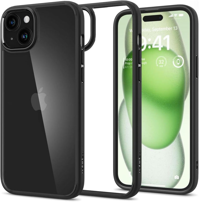 Spigen Ultra Hybrid iPhone 15 Plus Case - Matte Black - Cell phone cases and covers<<<HurtelXML