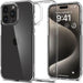 Spigen Ultra Hybrid iPhone 15 Pro Case - Clear - Cell phone cases and covers<<<HurtelXML