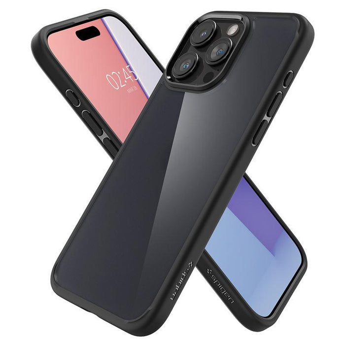 Spigen Ultra Hybrid iPhone 15 Pro Max Case - Clear Black - Cell phone cases and covers<<<HurtelXML