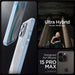 Spigen Ultra Hybrid iPhone 15 Pro Max Case - Light Blue - Cell phone cases and covers<<<HurtelXML