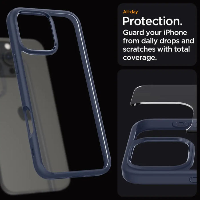 Spigen Ultra Hybrid iPhone 16 Pro Case - Blue - Cell phone cases and covers<<<HurtelXML