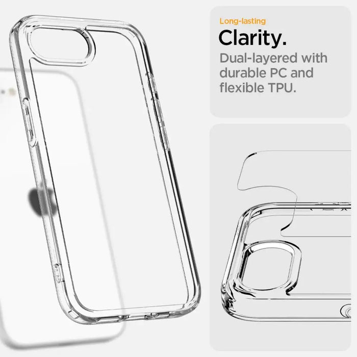 Spigen Ultra Hybrid iPhone 16e Case - Clear - Cell phone cases and covers<<<HurtelXML