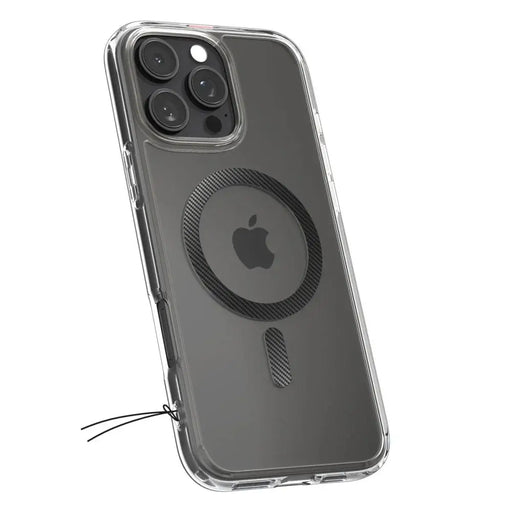 Spigen Ultra Hybrid Mag Carbon Fiber Case with MagSafe for iPhone 16 Pro - Dark Gray - Cell phone cases