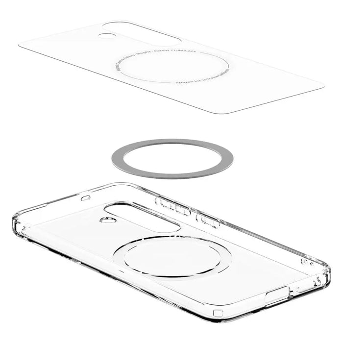 Spigen Ultra Hybrid Mag Case for Samsung Galaxy S25 - Clear - Cell phone cases and covers<<<HurtelXML
