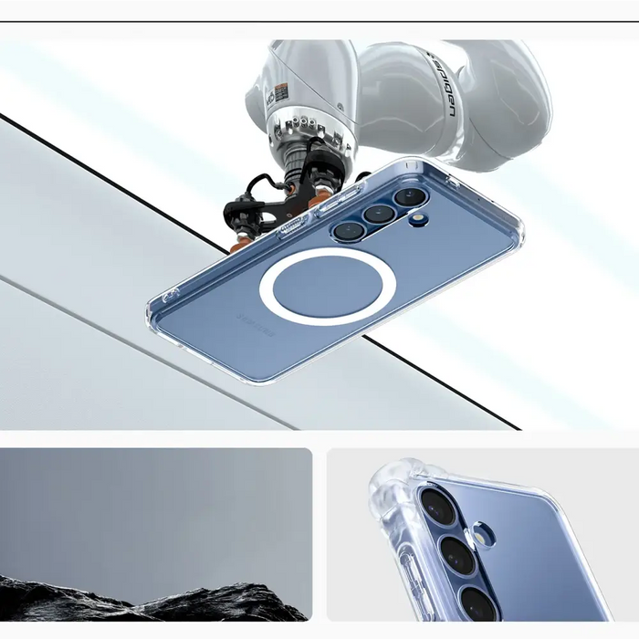 Spigen Ultra Hybrid Mag Case for Samsung Galaxy S25+ - Clear - Cell phone cases and covers<<<HurtelXML