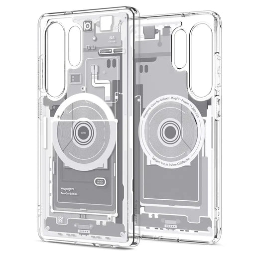 Spigen Ultra Hybrid Mag Case for Samsung Galaxy S25 Ultra Zero One - White - Cell phone cases and covers<<<HurtelXML