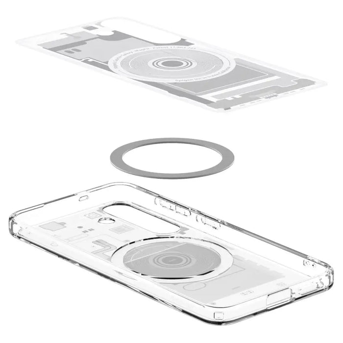 Spigen Ultra Hybrid Mag Case for Samsung Galaxy S25 Zero One - White - Cell phone cases and covers<<<HurtelXML