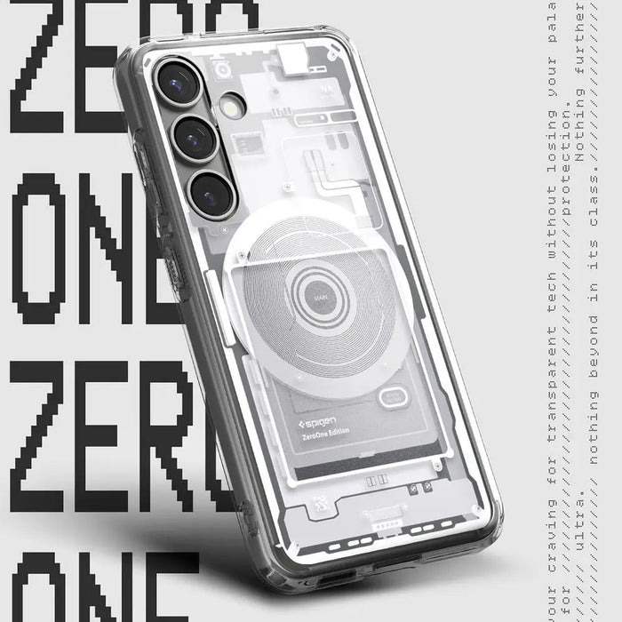 Spigen Ultra Hybrid Mag Case for Samsung Galaxy S25 Zero One - White - Cell phone cases and covers<<<HurtelXML
