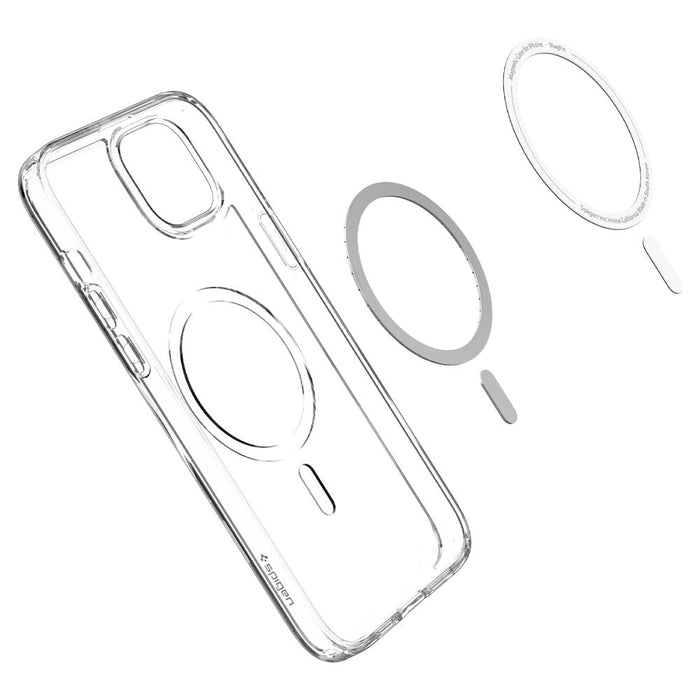Spigen Ultra Hybrid Mag Case with MagSafe for iPhone 14 - Clear/White - Cell phone cases and covers<<<HurtelXML