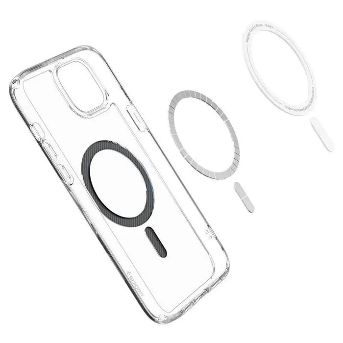 Spigen Ultra Hybrid Mag Case with MagSafe for iPhone 15 - Gray - Cell phone cases and covers<<<HurtelXML