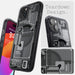 Spigen Ultra Hybrid Mag Case with MagSafe for iPhone 15 Plus - Dark Gray (Zero One Pattern) - Cell phone cases