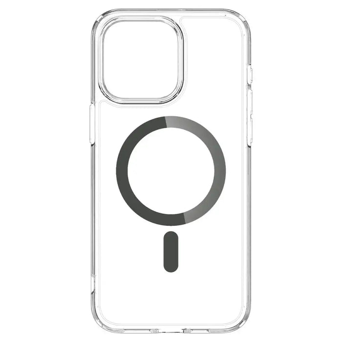 Spigen Ultra Hybrid Mag Case with MagSafe for iPhone 15 Pro - Clear Gray - Cell phone cases and covers<<<HurtelXML