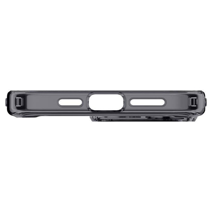 Spigen Ultra Hybrid Mag Case with MagSafe for iPhone 15 Pro - Dark Gray (Zero One Pattern) - Cell phone cases