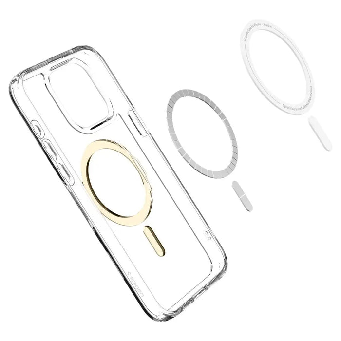 Spigen Ultra Hybrid Mag Case with MagSafe for iPhone 15 Pro - Gold - Cell phone cases and covers<<<HurtelXML