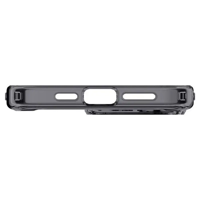 Spigen Ultra Hybrid Mag Case with MagSafe for iPhone 15 Pro Max - Dark Gray (Zero One Pattern) - Cell phone cases