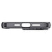 Spigen Ultra Hybrid Mag Case with MagSafe for iPhone 15 Pro Max - Dark Gray (Zero One Pattern) - Cell phone cases
