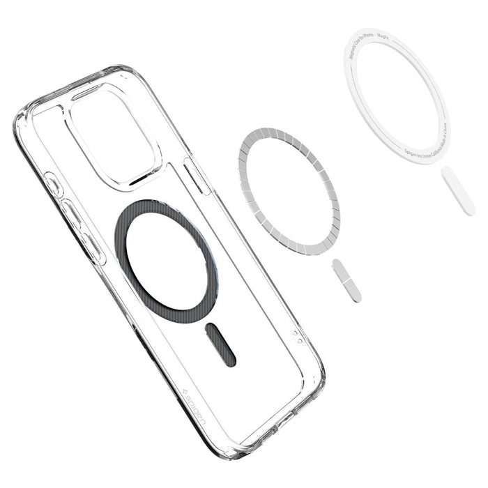 Spigen Ultra Hybrid Mag Case with MagSafe for iPhone 15 Pro Max - Gray - Cell phone cases and covers<<<HurtelXML