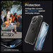 Spigen Ultra Hybrid Mag Case with MagSafe for iPhone 15 Pro Max - Gray - Cell phone cases and covers<<<HurtelXML