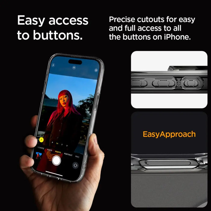 Spigen Ultra Hybrid Mag Case with MagSafe for iPhone 16 Pro - Clear - Cell phone cases and covers<<<HurtelXML