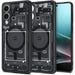 Spigen Ultra Hybrid Mag Case with MagSafe for Samsung Galaxy S25 Edge with Print - Black - Cell phone cases