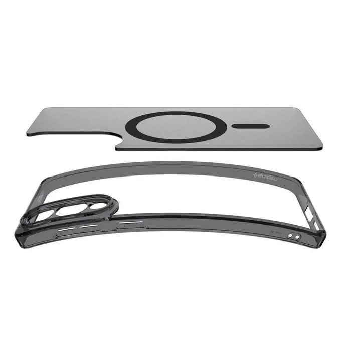 Spigen Ultra Hybrid Mag Case with MagSafe for Samsung Galaxy S25 Edge - Black Translucent - Cell phone cases