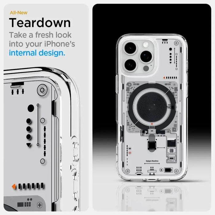 Spigen Ultra Hybrid Mag MagSafe iPhone 16 Pro Case - Clear - Cell phone cases and covers<<<HurtelXML