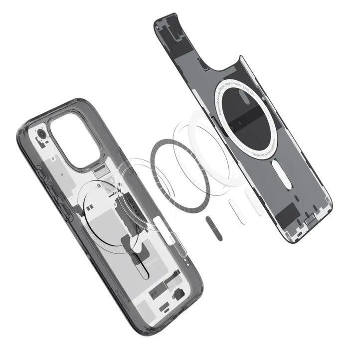 Spigen Ultra Hybrid Mag Zero One Case with MagSafe for iPhone 16 Pro - Dark Gray - Cell phone cases