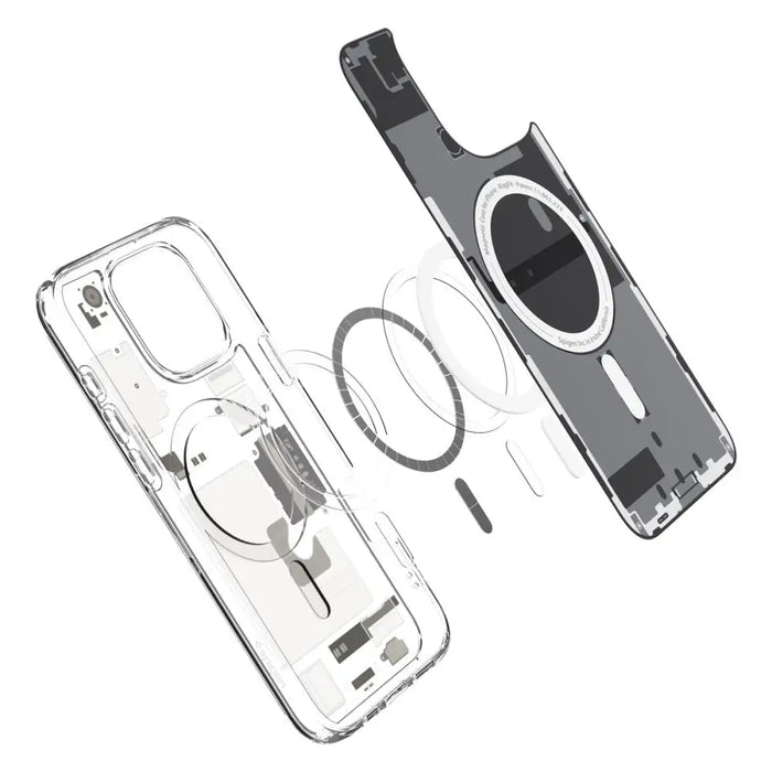 Spigen Ultra Hybrid Mag Zero One case with MagSafe for iPhone 16 Pro - titanium - Cell phone cases
