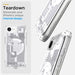 Spigen Ultra Hybrid MagSafe Case for iPhone 16e Zero One - White - Cell phone cases and covers<<<HurtelXML