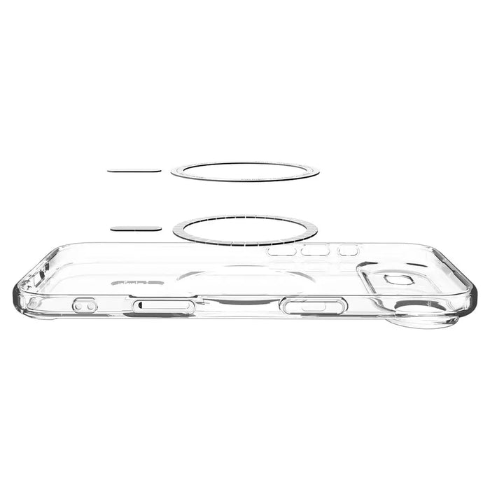 Spigen Ultra Hybrid MagSafe Case for iPhone 17 Air - Clear and White - Cell phone cases and covers<<<HurtelXML