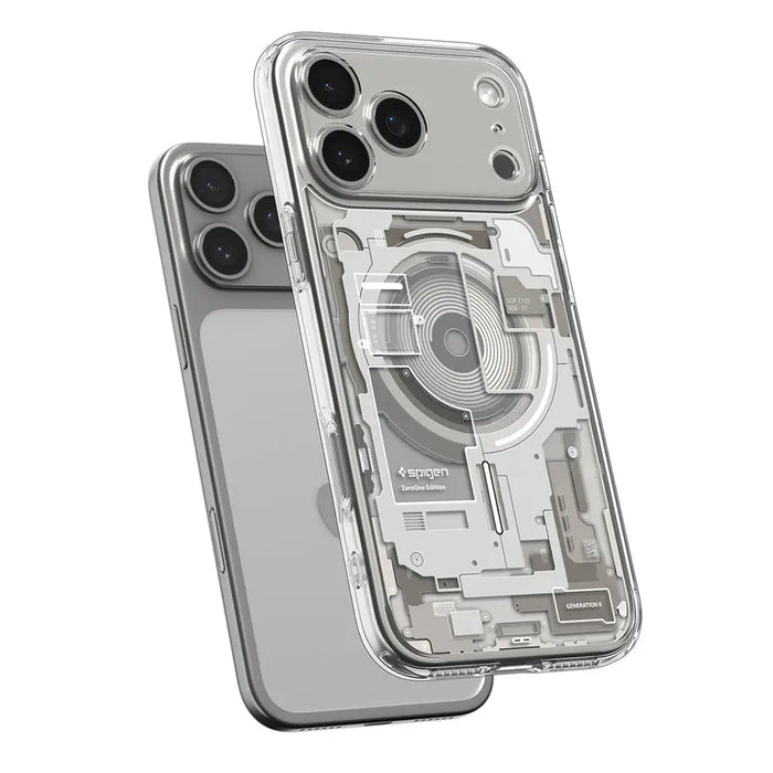 Spigen Ultra Hybrid MagSafe case for iPhone 17 Pro Zero One - titanium - Cell phone cases and covers<<<HurtelXML