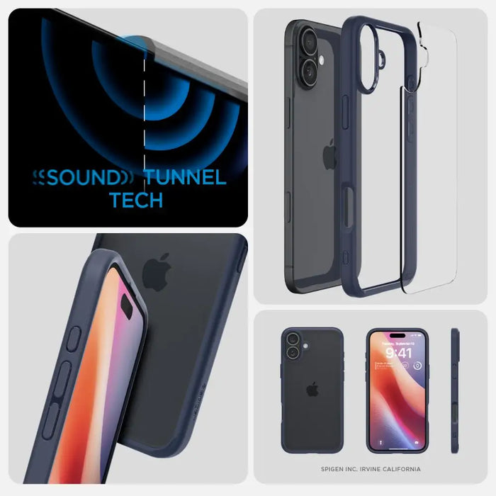 Spigen Ultra Hybrid MagSafe for iPhone 16 - Blue - Cell phone cases and covers<<<HurtelXML