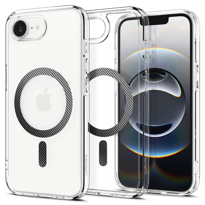 Spigen Ultra Hybrid MagSafe iPhone 16e Carbon Fiber Case - Clear - Cell phone cases and covers<<<HurtelXML
