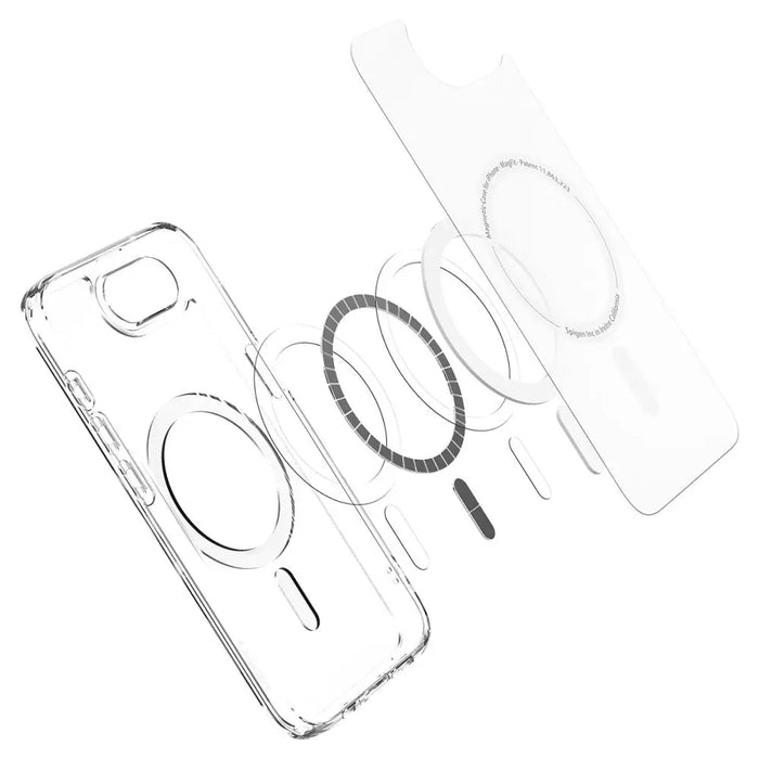 Spigen Ultra Hybrid MagSafe iPhone 16e Case - White Translucent - Cell phone cases and covers<<<HurtelXML