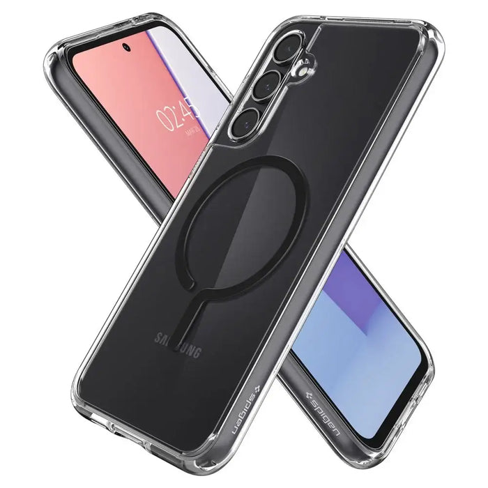 Spigen Ultra Hybrid OneTap Ring Case with MagSafe for Samsung Galaxy S23 FE - Clear Black - Cell phone cases