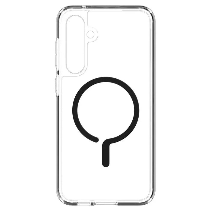 Spigen Ultra Hybrid OneTap Ring Case with MagSafe for Samsung Galaxy S23 FE - Clear Black - Cell phone cases