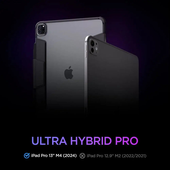 Spigen Ultra Hybrid Pro Case for iPad Pro 13’’ 2024 - Black - Cell phone cases and covers<<<HurtelXML