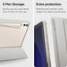 Spigen Ultra Hybrid Pro Case for Samsung Galaxy Tab S9+ 12.4’’ X810 / X816B - Gray - Cell phone cases