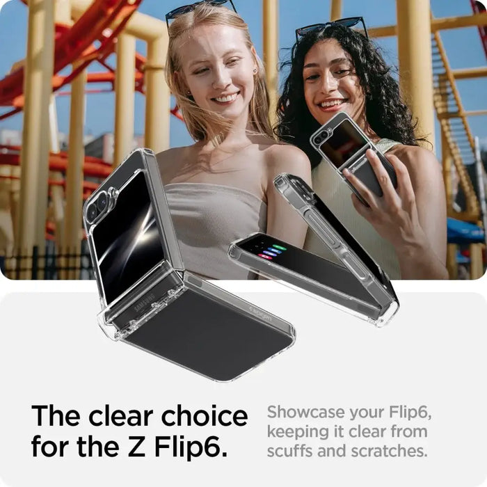 Spigen Ultra Hybrid Pro Case for Samsung Galaxy Z Flip 6 - Clear - Cell phone cases and covers<<<HurtelXML